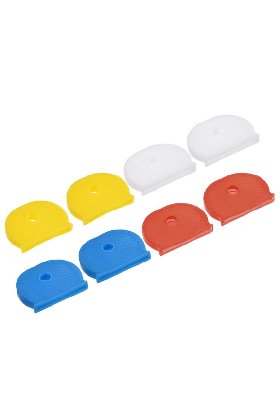 Silicone Keys ID Sleeve Identifier Key Cap Cover Tags, 4 Colors 16 Pack