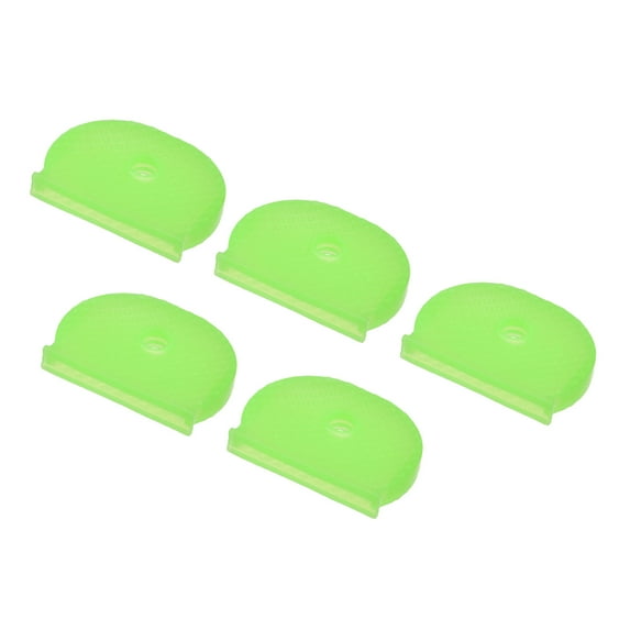 Uxcell Silicone Keys ID Sleeve Identifier Key Cap Cover Tags, Green 10 Pack