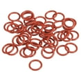 thumbnail image 1 of Uxcell Silicone O-Ring Metric VMQ Sealing Gasket Replacement for Plumbing Compressor 25mm 50, 1 of 5