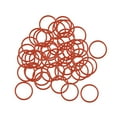 thumbnail image 1 of Uxcell Silicone O-Rings 13mm OD, 11mm Inner Diameter, 1mm Width, Seal Gasket Red 50pcs, 1 of 3