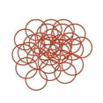 thumbnail image 2 of 4mm ID X 6mm OD X 1mm Thick Silicone O-Rings (Pack Of 2) | American Made 2 of 3