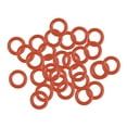 thumbnail image 1 of Uxcell Silicone O-Rings 5mm OD, 3mm Inner Diameter, 1mm Width, Seal Gasket Red 30pcs, 1 of 3