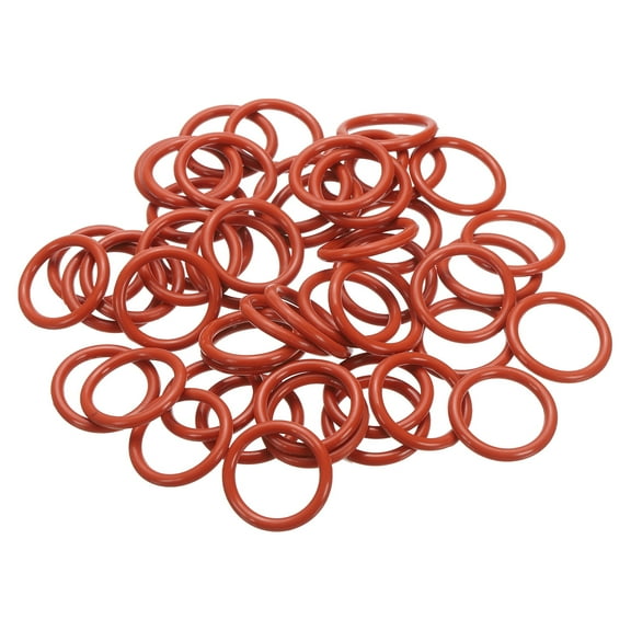 Uxcell Silicone O-Rings, Metric VMQ Sealing Gasket Replacement for Plumbing Compressor Valves Repair 27x21x3mm