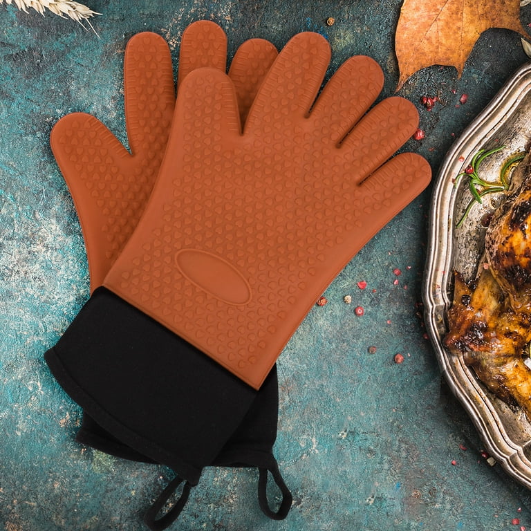 Silicone Oven Mitts Heat Resistant Gloves