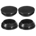 thumbnail image 1 of Uxcell Silicone Round Hole Plugs 27mm/1.06inch, Protective Cover Cap Head for Locking Furniture, Black 4 Pack, 1 of 7
