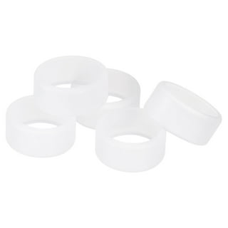 High Quality White Elastic Rubber Bands Stretchable Sturdy Rubber Rings For  Office School Home Dia 15mm-60mm Width=Thick1.5mm
