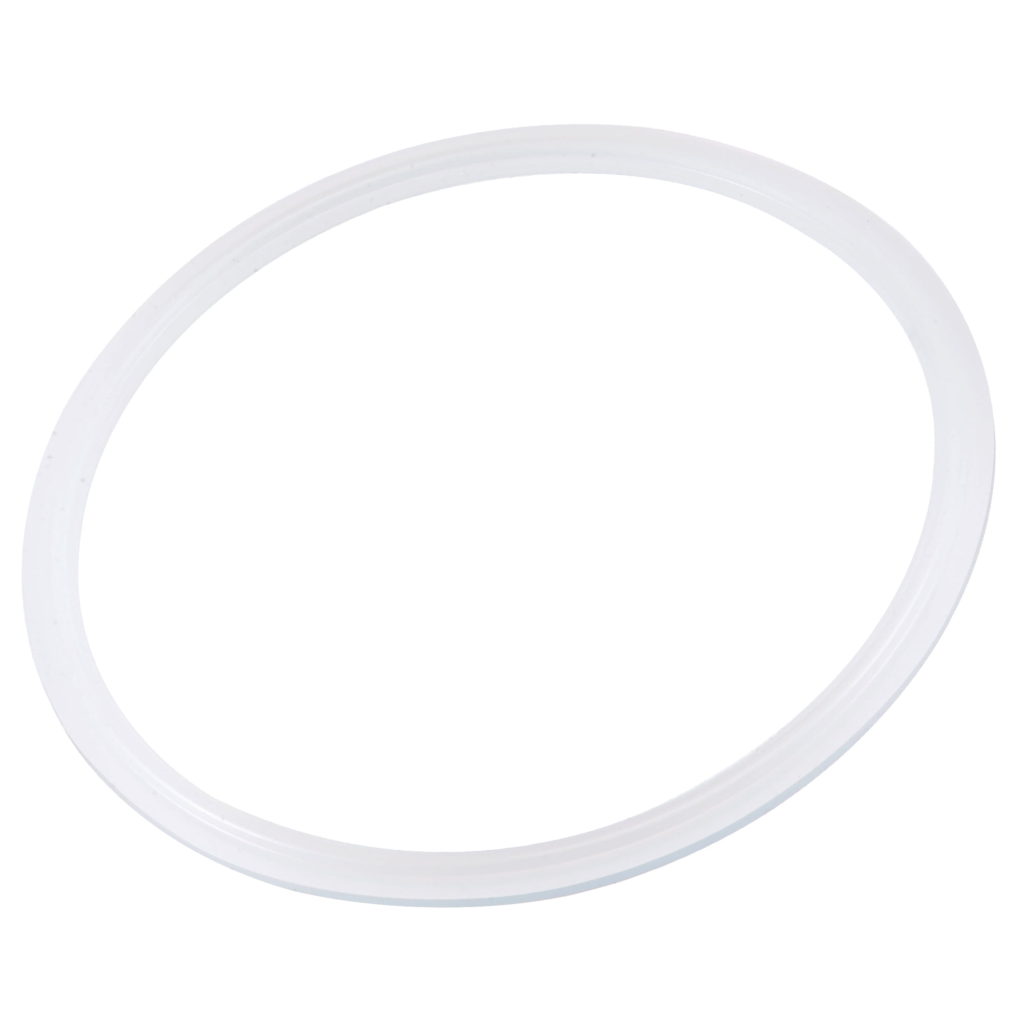 Uxcell Silicone Rubber Gasket Flange O-Ring for inch Clamp White