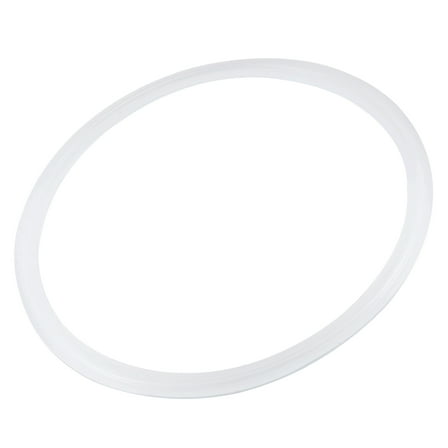 Uxcell Silicone Rubber Gasket Flange O-Ring for 5.5 inch Clamp White