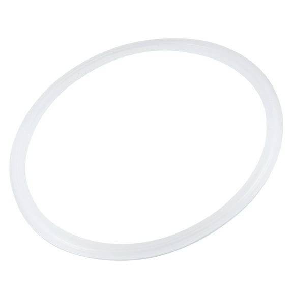 Uxcell Silicone Rubber Gasket Flange O-Ring for 5.5 inch Clamp White