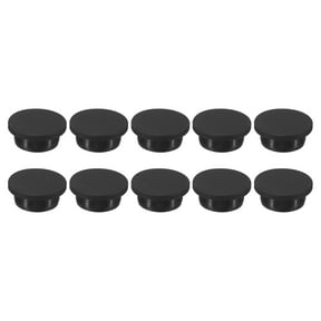 Uxcell Silicone Rubber Hole Plug 27mm Diameter Soft Flexible Stopper for 26mm Hole Black 10 Pieces