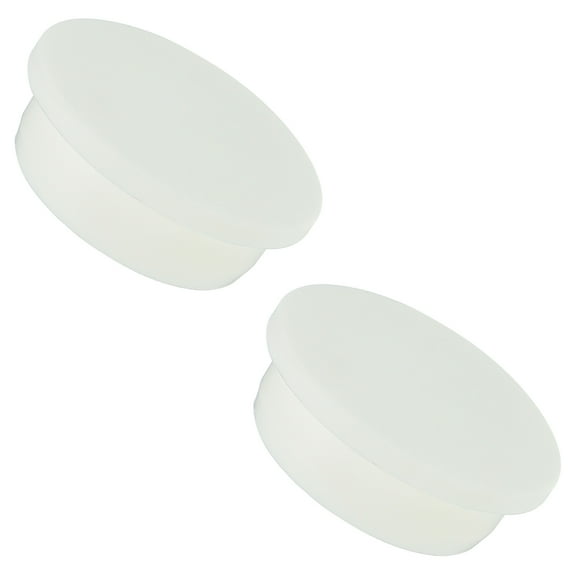 Uxcell Silicone Rubber Hole Plug White Stopper for 40-41.3mm Hole 2 Pack