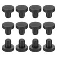 thumbnail image 1 of Uxcell Silicone Rubber Solid Plug Soft Flexible Stopper for 6.5-7mm Hole Black 24 Pieces, 1 of 5