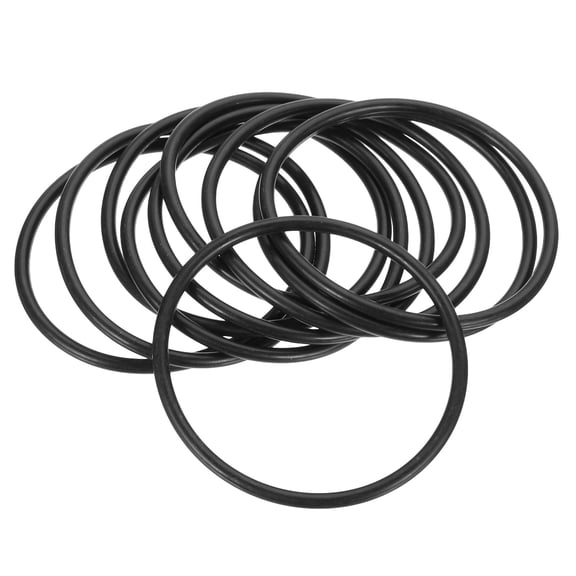 Uxcell Silicone Sealing Rings, Gasket Washers Sink Compressor Valves Pipe Hose Repair 2.4" OD x 2.1" ID