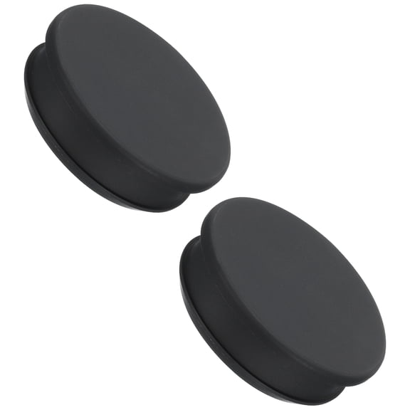 Uxcell Silicone Snap in Locking Hole Plugs For Kitchen Bulkheads Waterproof Sealing Plugs Black 54.6mm 2