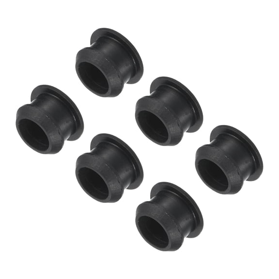 Uxcell Silicone Snap in Locking Hole Plugs For Kitchen Bulkheads Waterproof Sealing Plugs Black 13.5mm 6