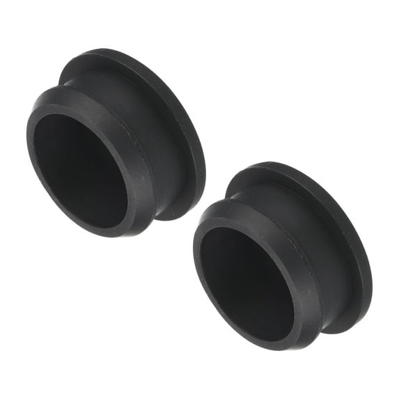 Uxcell Silicone Snap in Locking Hole Plugs For Kitchen Bulkheads Waterproof Sealing Plugs Black 30mm 2