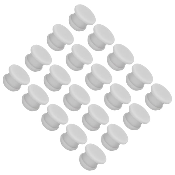 Uxcell Silicone Snap in Locking Hole Plugs for Kitchen  Bulkheads Waterproof Sealing Plugs 10mm/0.39 Inch Grey,20PCS