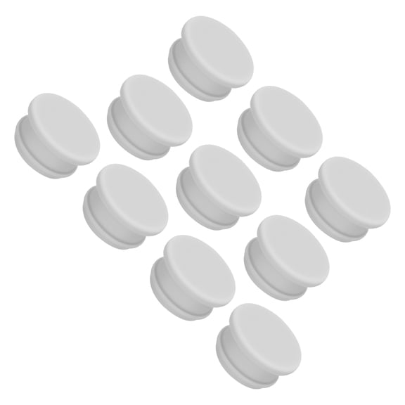 Uxcell Silicone Snap in Locking Hole Plugs for Kitchen  Bulkheads Waterproof Sealing Plugs 22mm/0.87 Inch Grey,10PCS