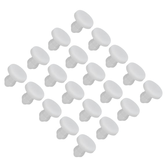 Uxcell Silicone Snap in Locking Hole Plugs for Kitchen  Bulkheads Waterproof Sealing Plugs 3.5mm/0.14 Inch Grey,20PCS