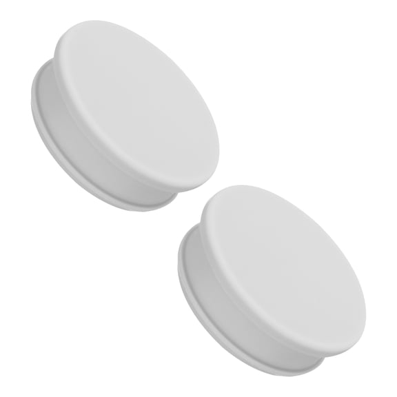 Uxcell Silicone Snap in Locking Hole Plugs for Kitchen  Bulkheads Waterproof Sealing Plugs 44.6mm/1.76 Inch Grey,2PCS