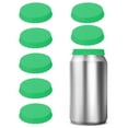 thumbnail image 1 of Uxcell Silicone Soda Can Lids, Reusable Soda Can Cover Stopper Protector for Beer Drink Juice Beverage, Fits Standard Cans Green, 1 of 7