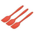 thumbnail image 1 of Uxcell Silicone Spatula Spoon, 11" Heat-resistant Scraper for Cooking Mixing Red 3Pack, 1 of 6