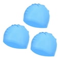 thumbnail image 1 of Uxcell Silicone Swim Cap Waterproof Swimming Hat Comfortable Non-Slip Swimming Caps for Women Men Adult Long Short Hair Light Blue, 1 of 6