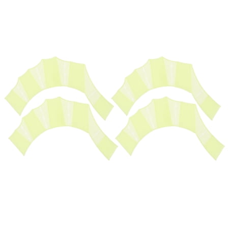 Uxcell Silicone Swimming Gloves Webbed Swim Gloves Water Resistance Gear Paddle Fins Green S 2Pair