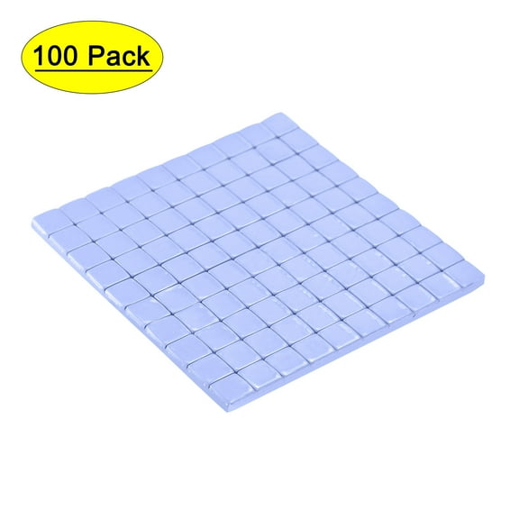 Uxcell Silicone Thermal Conductive Pads 10mmx10mmx3mm Heatsink Blue 100 Count