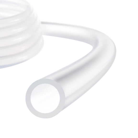 Uxcell Silicone Tubing,1/2" ID x 5/8" OD Pure Silicon Tube-15 ft Length/Clear