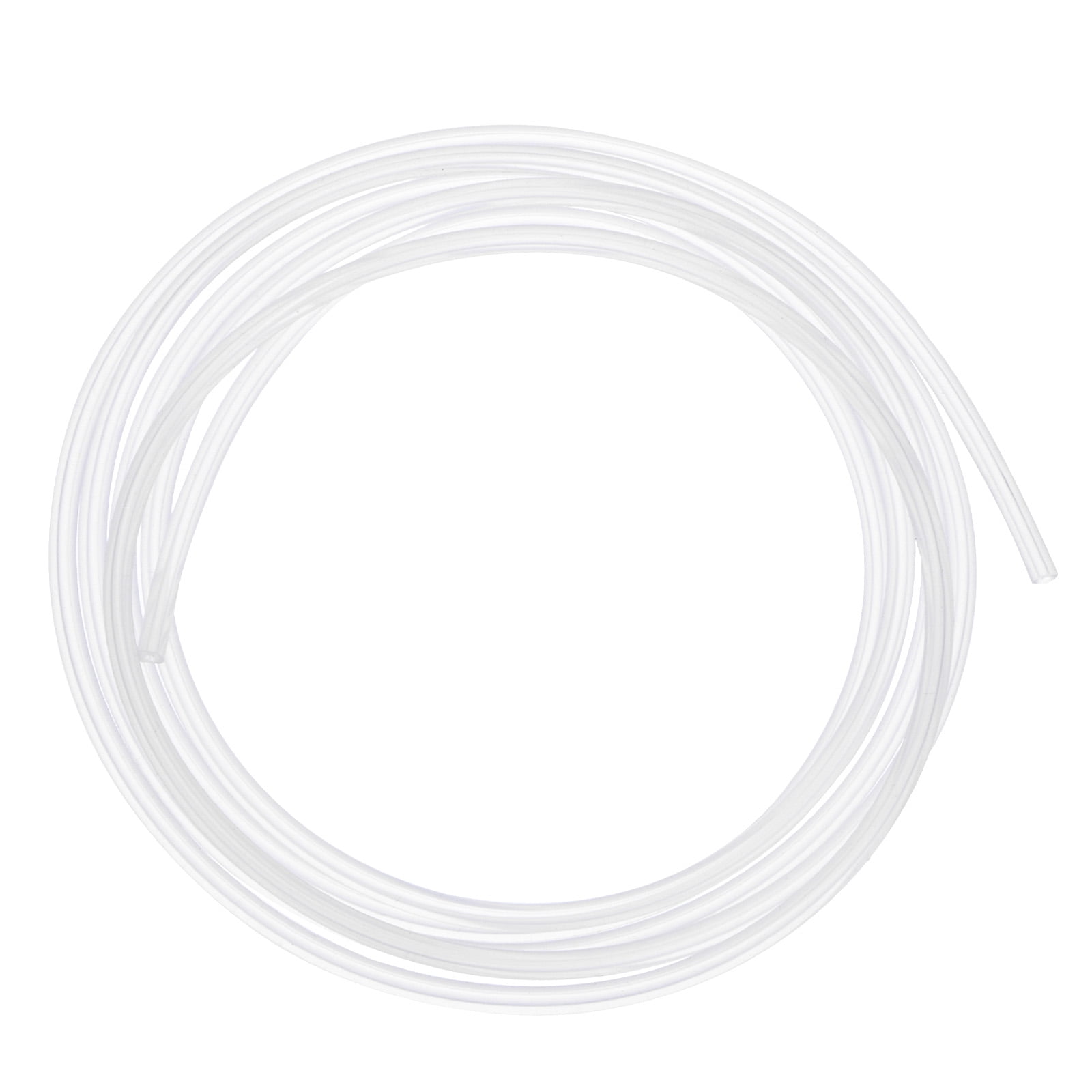 Uxcell Clear Silicone Tubing - 1mm ID X 4mm OD, 16ft (5m) Long, Flexible Hose For Air, Water, Pumps