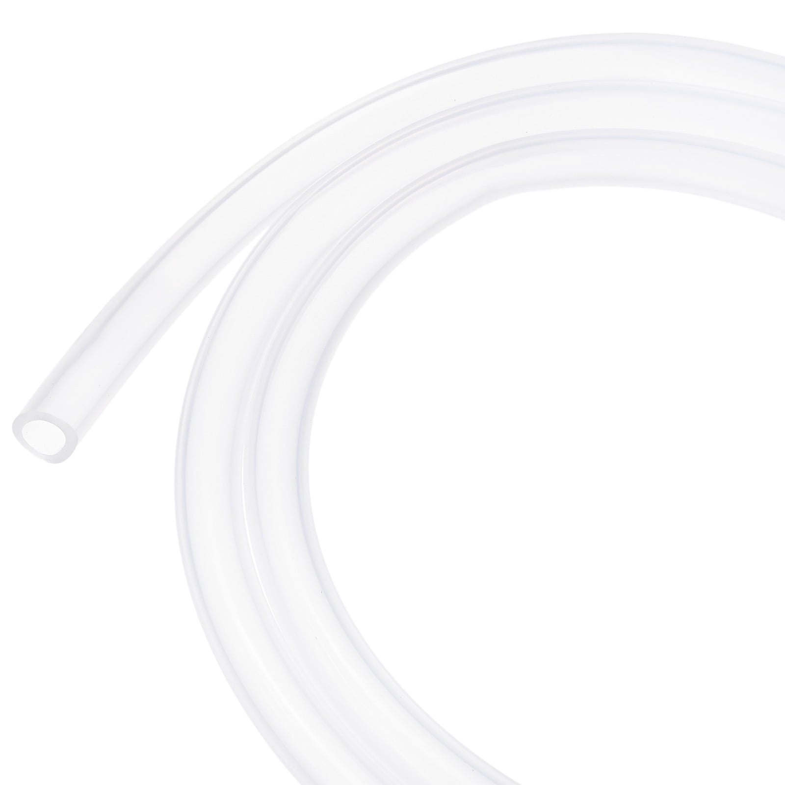 Uxcell Silicone Tubing, 15/32"(12mm) ID x 23/32"(18mm) OD Flexible Silicone Rubber Tube, 3ft High Temp Water Air Hose Pipe for Pump/Liquid Transfer/Brewing/Aquaponics [Clear]