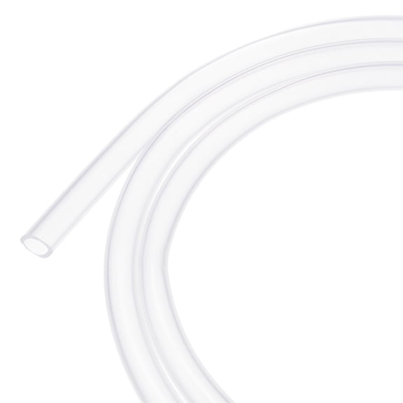 Uxcell Silicone Tubing, 3/8"(10mm) ID x 9/16"(14mm) OD Flexible Silicone Rubber Tube, 1ft High Temp Water Air Hose Pipe for Pump/Liquid Transfer/Brewing/Aquaponics [Clear]