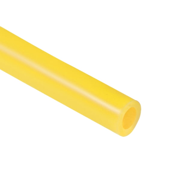 Uxcell Silicone Tubing, 5/32"(4mm) ID x 1/4"(7mm) OD 3.3ft Rubber Tube Hose Pipe,Yellow