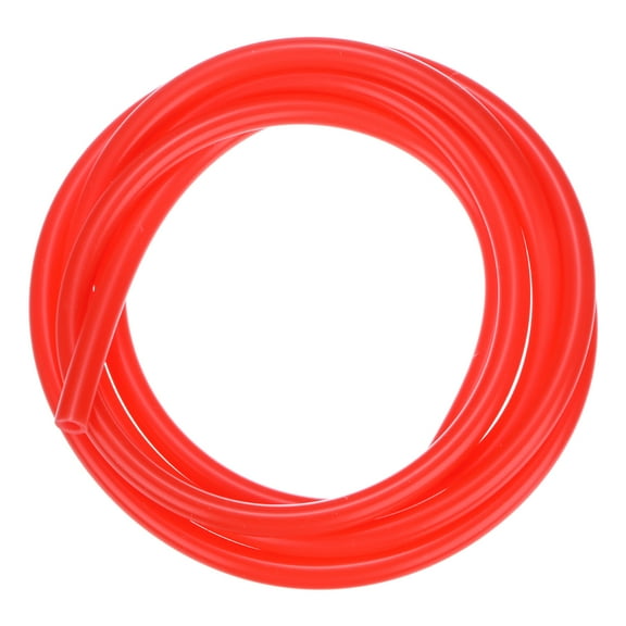 Uxcell Silicone Tubing, 5/32inch(4mm) ID x 9/32inch(7mm) OD Silicone Rubber Vacuum Tube, 5ft(1.5 M) High Temp Water Air Hose Pipe [Red]