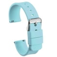 thumbnail image 1 of Uxcell Silicone Watch Band Quick Release Soft Rubber Watch Strap Blue/Silver 14mm, 1 of 7