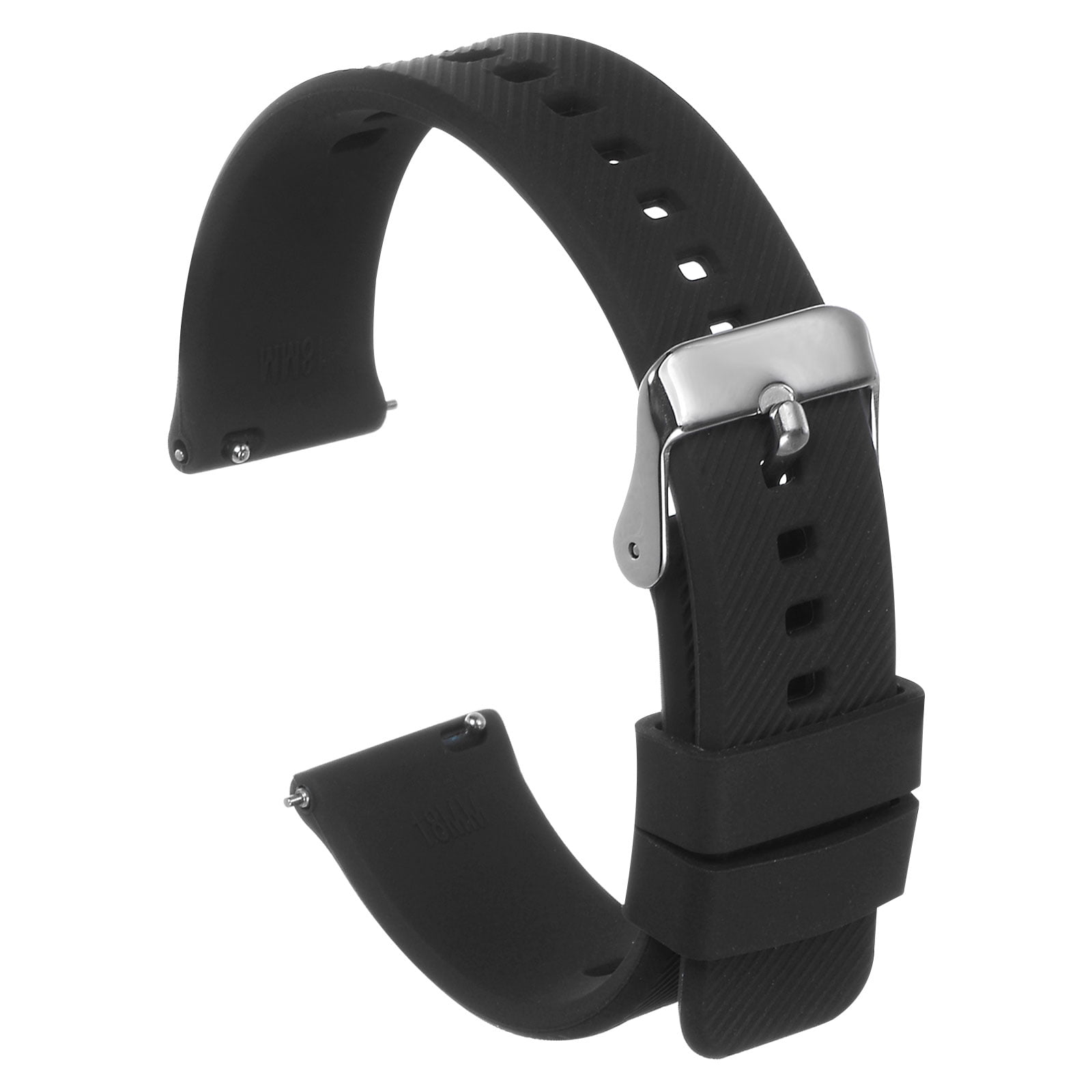 Uxcell Silicone Watch Band 20mm Soft Rubber Watch Strap with Plated