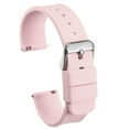 thumbnail image 1 of Uxcell Silicone Watch Band 24mm Soft Rubber Watch Strap with Stainless Steel Buckle for Men Women, Pink, 1 of 7