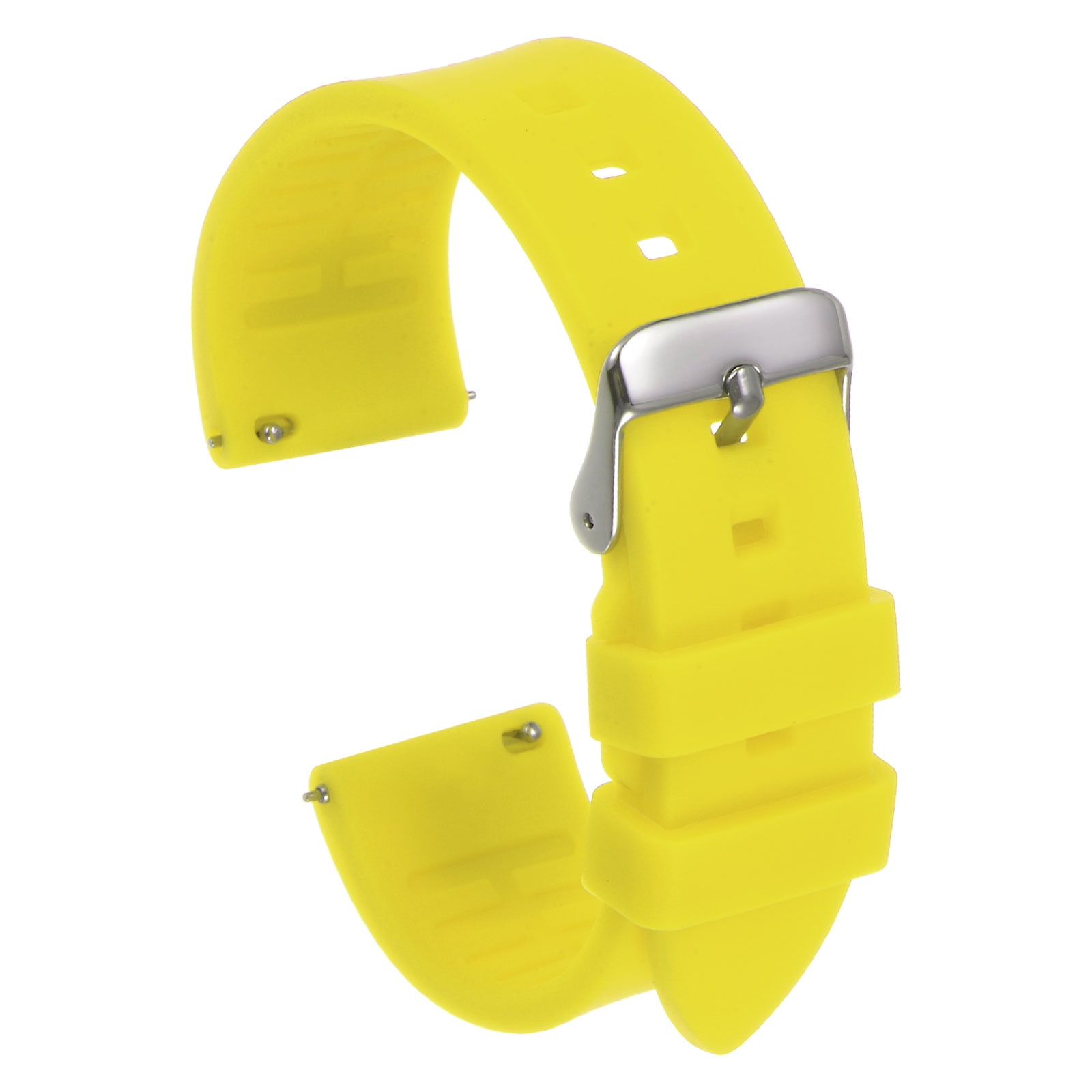 Unisex Yellow Casual Stylish Ultra Thin Silicone Band Waterproof Wrist Watch Men main image 2