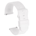 thumbnail image 1 of Uxcell Silicone Watch Bands, 18mm Watch Strap Zinc Alloy Buckle Quick Release, White, 1 of 6
