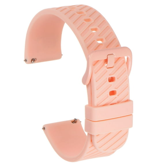 Uxcell Silicone Watch Bands, 22mm Watch Strap Quick Release for Men Women, Pink