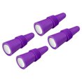 thumbnail image 1 of Uxcell Silicone Wine Bottle Stoppers Sealer Caps Cover for Drink Purple 4Pack, 1 of 5