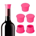 thumbnail image 1 of Uxcell Silicone Wine Stoppers, Reusable Bottle Cover Wine Corks Bottle Caps Wine Saver Seal Keep Fresh for Beer Beverage Drink Rose, 1 of 7