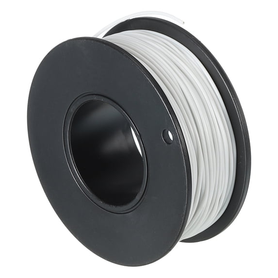 Uxcell Silicone Wire 30 AWG Stranded White Spool 30m Electrical Tinned ...