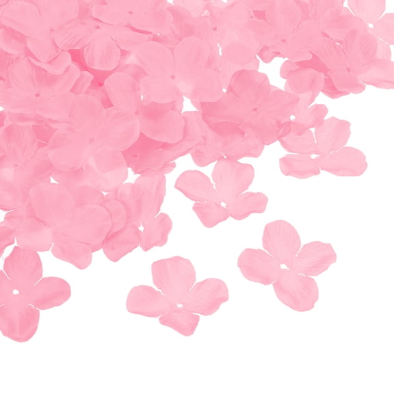 Uxcell Silk Artificial Flower Petals Decoration Supplies for Wedding Decor, Pink 500Pcs