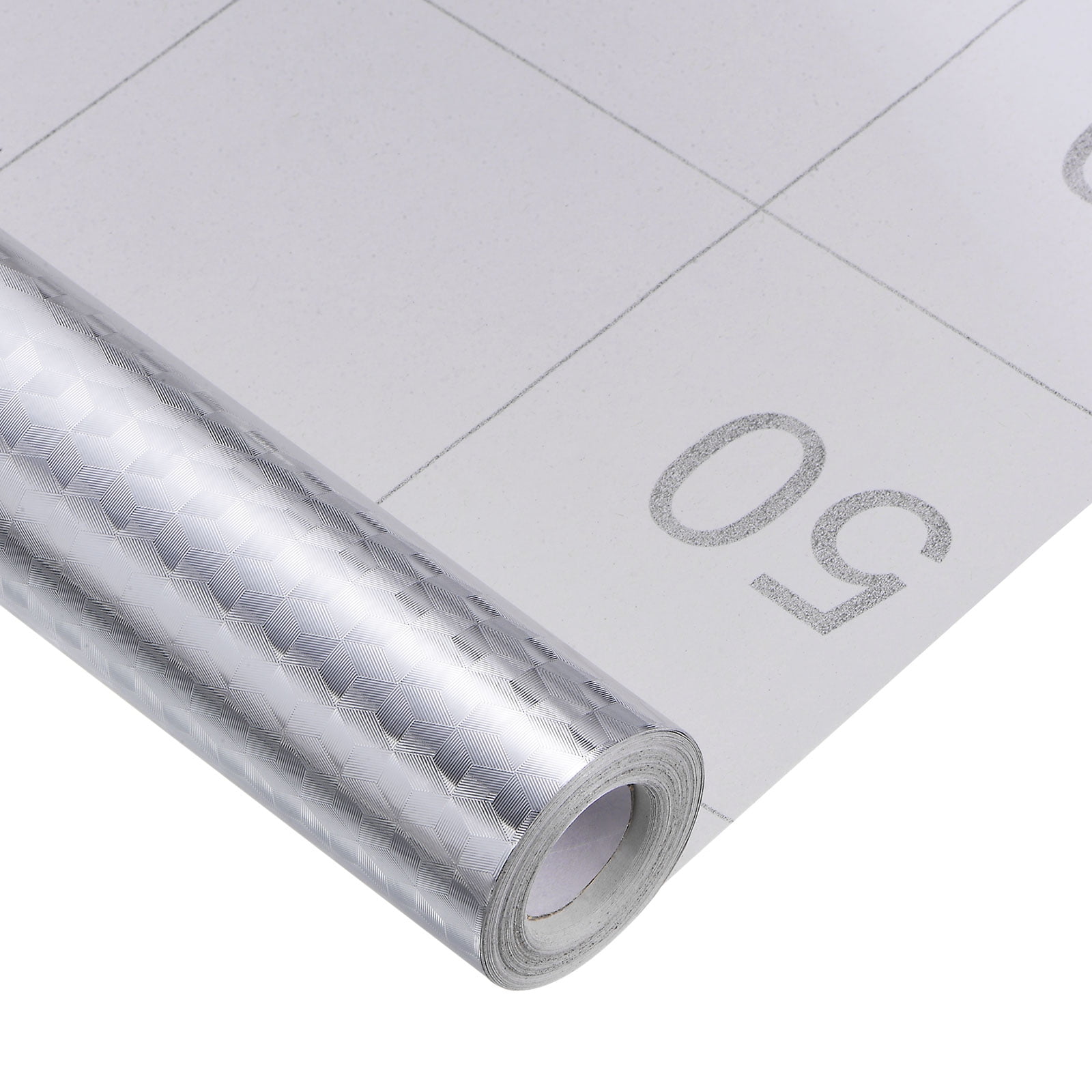 Uxcell Silver Peel and Stick Countertops 31.5"x315" Self Adhesive