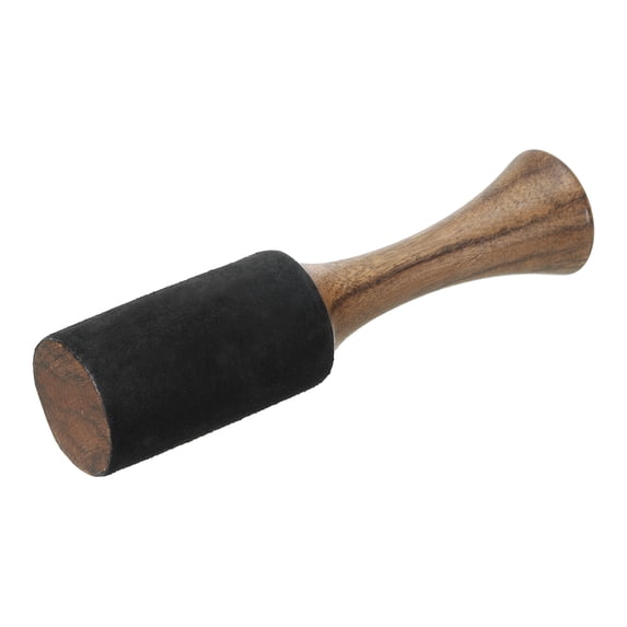 Uxcell Singing Bowl Mallet Strike Leather Stick Brown Sound Bowl Drum Stick for Meditation Yoga Relax Extra