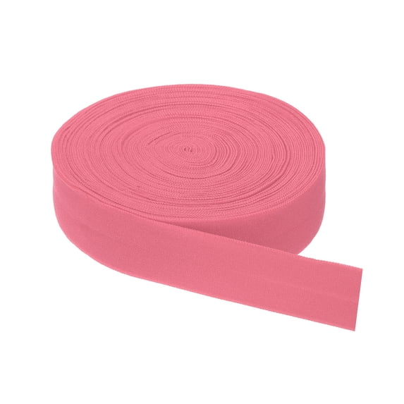 Uxcell Single Fold Bias Tape Wide Cotton Bias Binding Tape Hemming for DIY Crafts Garment Sewing Seaming Piping Quilting Dark Rose Red