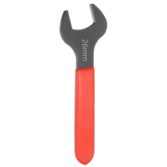 Uxcell Single Open End Wrench 26mm Metric U-Shaped Spanner with Red Shank