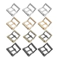 thumbnail image 1 of Uxcell Single Prong Belt Buckle Metal Center Bar Square Replacement Buckle Fit for Belt Purse Making Leather Hardware Black/Silver/Light Gold/Bronze 1 Inch, 1 of 6